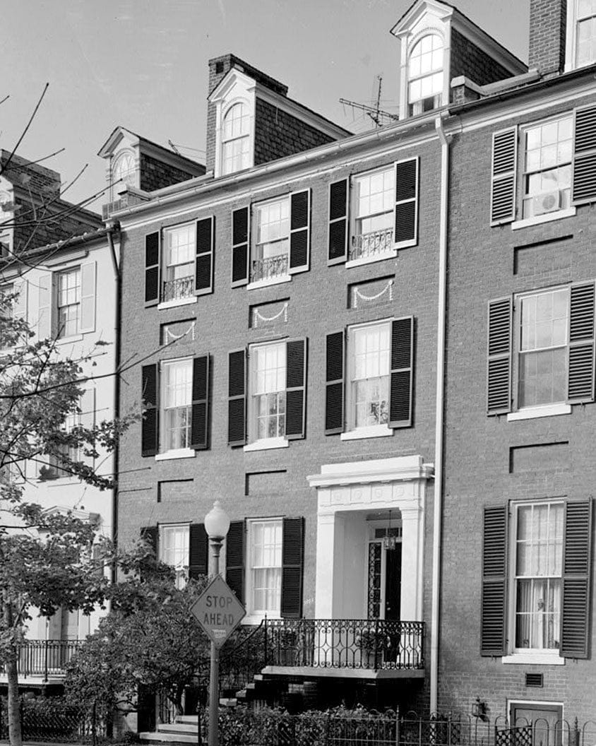 Historic Photo : Smith Row, 3255-3263 N Street Northwest, Washington, District of Columbia, DC 1 Photograph