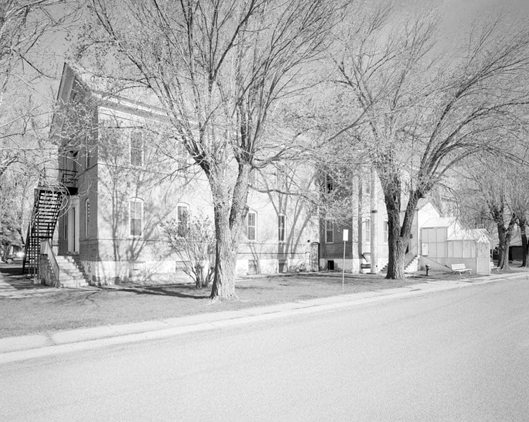 Historic Photo : Southern Ute Boarding School, Boy's Dormitory, Ouray & Capote Drives, Ignacio, La Plata County, CO 2 Photograph