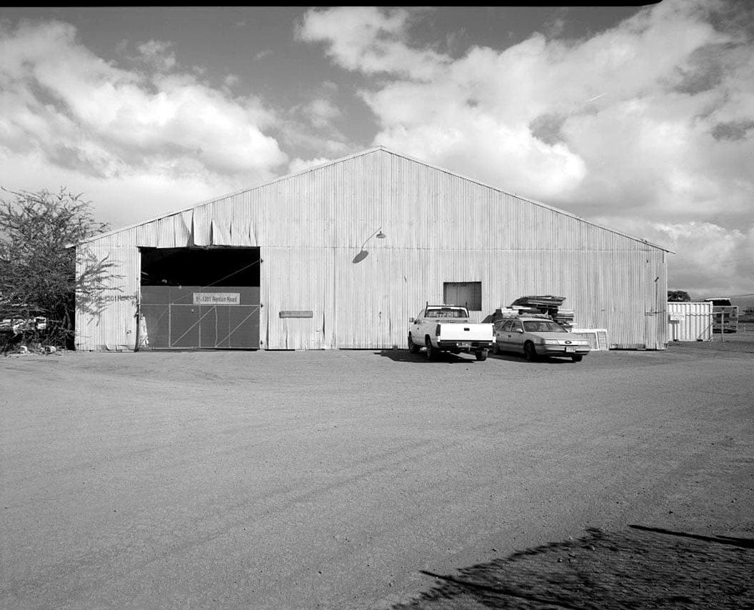 Ewa Plantation Company Industrial Center, Bagasse Storage Warehouse, Honouliuli Plain, near intersection of Renton Road & Park Row, Ewa, Honolulu County, HI 3