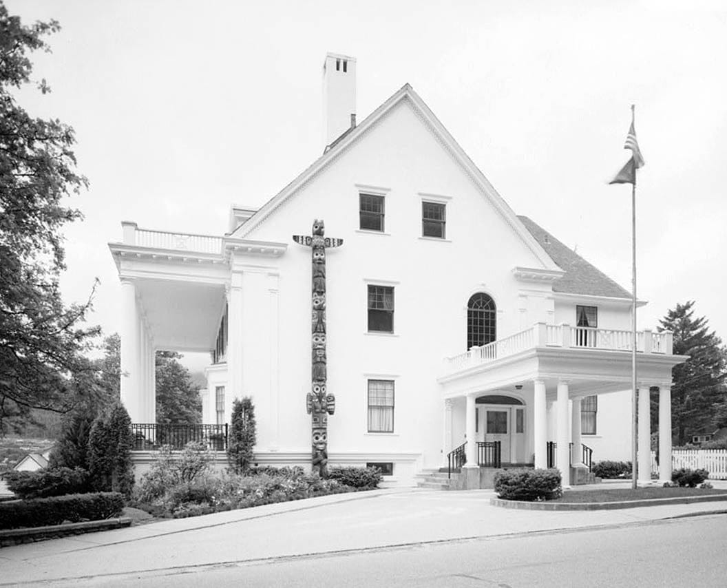 Historic Photo : Alaska's Governor's Mansion, 716 Calhoun Avenue, Juneau, Juneau Borough, AK 2 Photograph