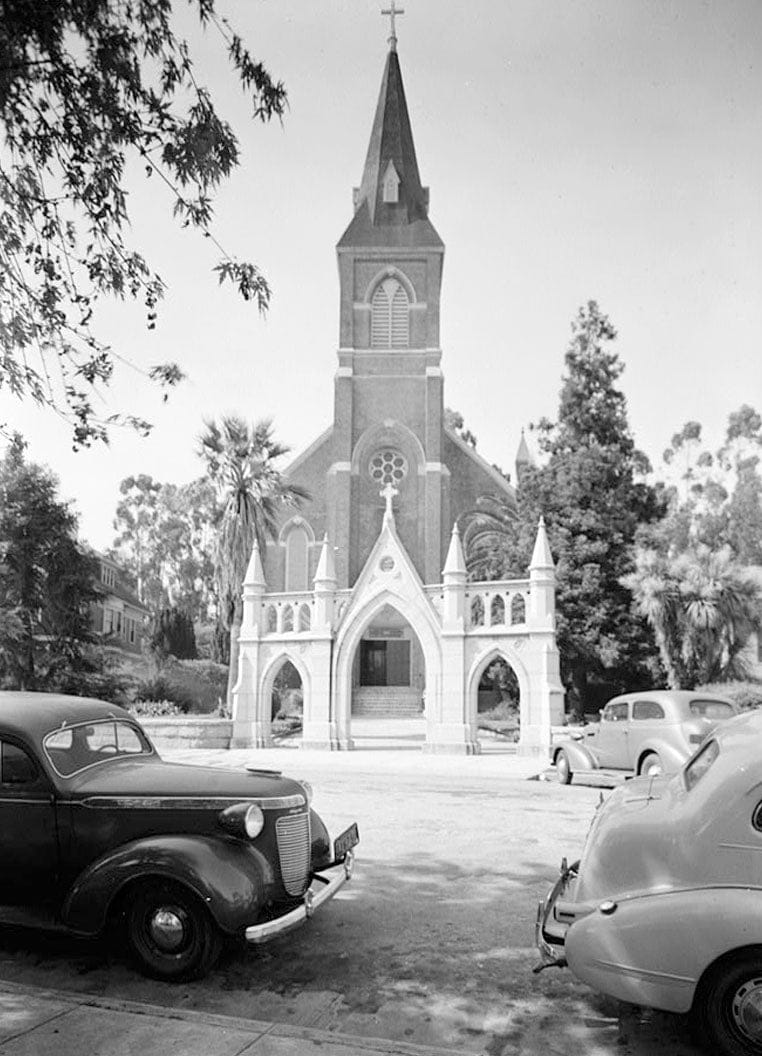 Historic Photo : Mission Santa Cruz, Emmet & School Streets, Santa Cruz, Santa Cruz County, CA 1 Photograph