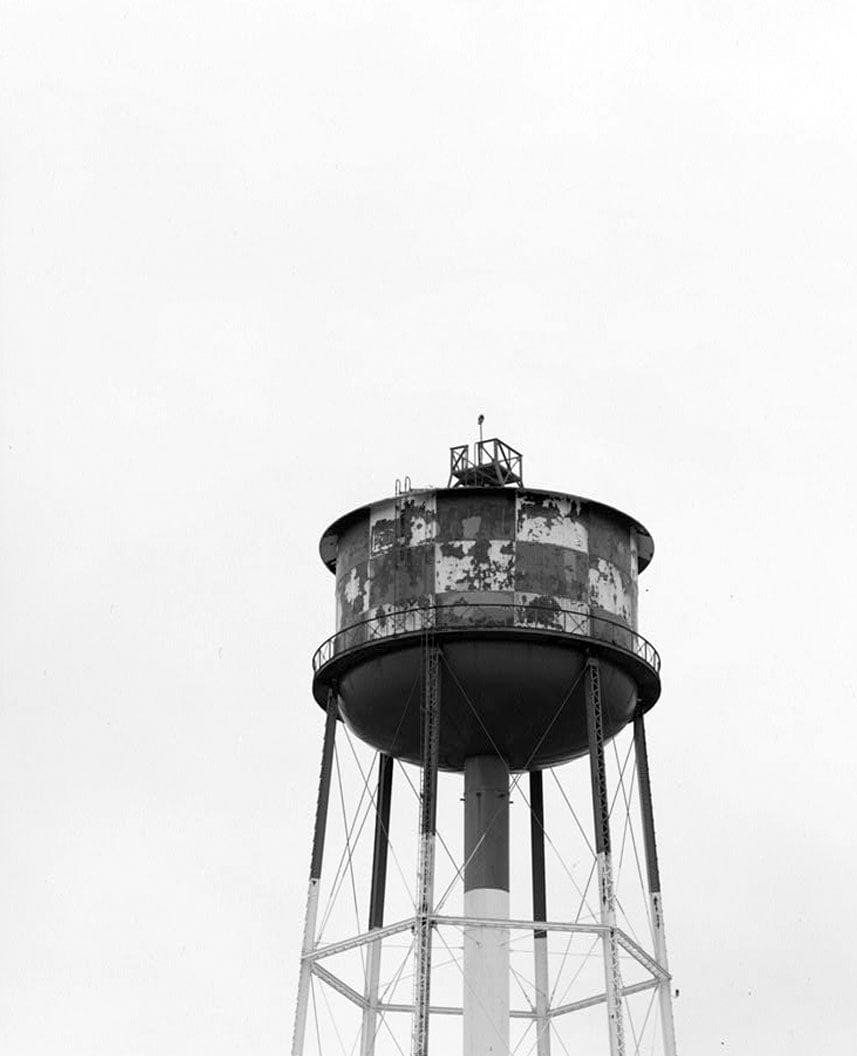 Historic Photo Fitzsimons General Hospital, Water Storage Tank, Nort