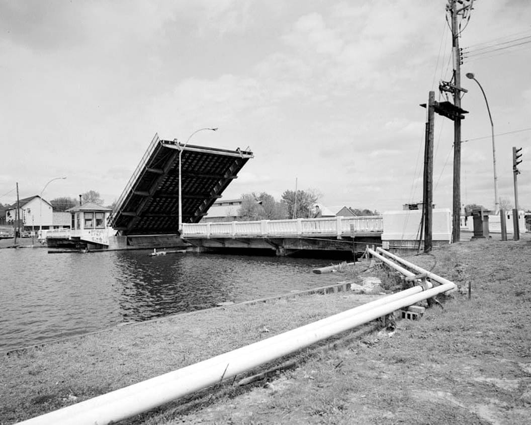 Historic Photo : Seaford Bridge, Spanning Nanticoke River at Front Street, Seaford, Sussex County, DE 4 Photograph