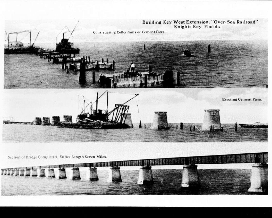 Historic Photo : Seven Mile Bridge, Linking Florida Keys, Marathon, Monroe County, FL 19 Photograph
