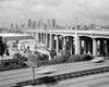 Historic Photo : Sixth Street Bridge, Spanning 101 Freeway at Sixth Street, Los Angeles, Los Angeles County, CA 2 Photograph