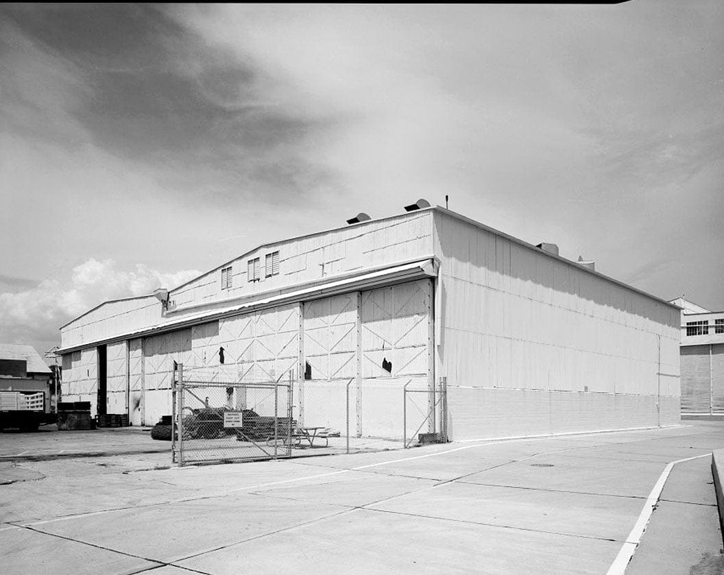 Historic Photo : U.S. Naval Air Station, Seaplane Hangar, Pensacola, Escambia County, FL 6 Photograph