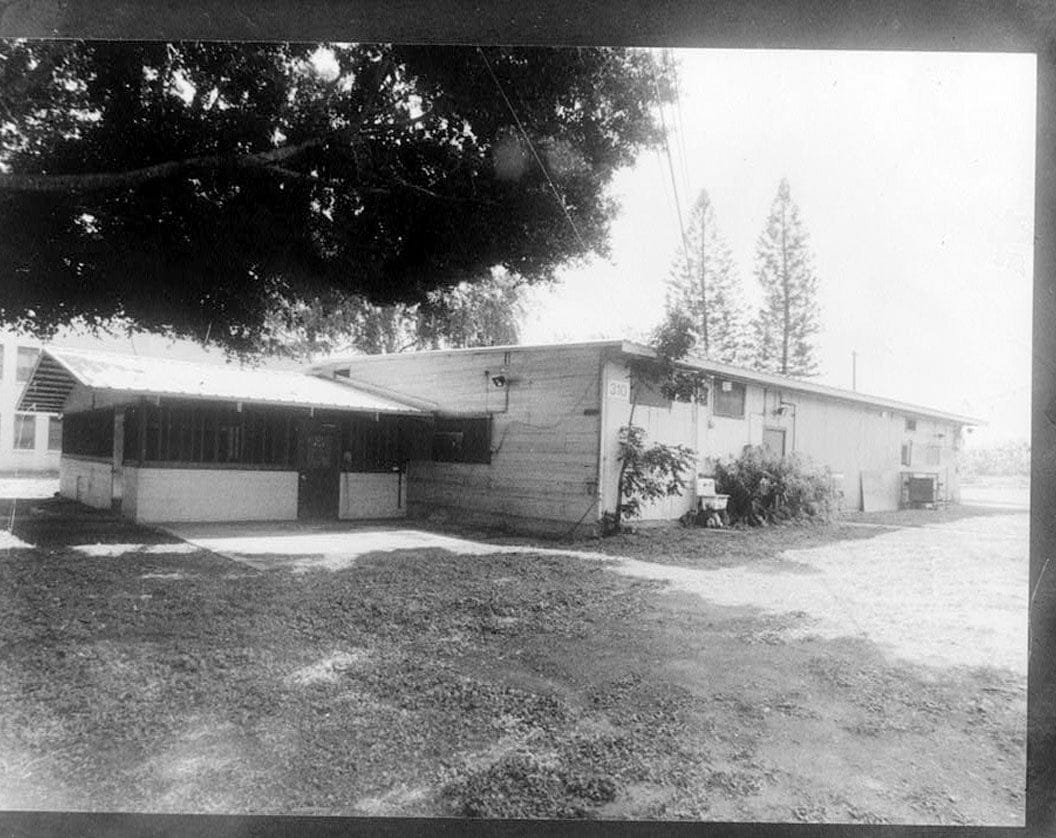 Historic Photo : U.S. Naval Base, Pearl Harbor, Open Enlisted Mess, West Loch, B Avenue near First Street, Pearl City, Honolulu County, HI 1 Photograph