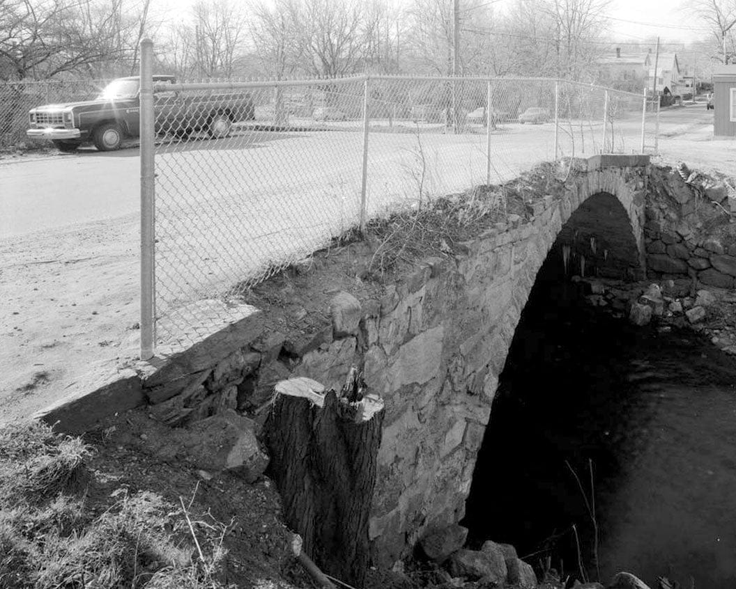 Historic Photo : Patch Street Bridge, Spanning Kohanza Brook on Patch Street, Danbury, Fairfield County, CT 2 Photograph