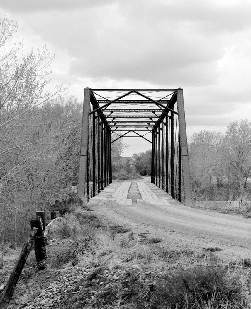 Historic Photo : Elson Bridge, Spanning Purgatoire River at County Road 36, El Moro, Las Animas County, CO 5 Photograph