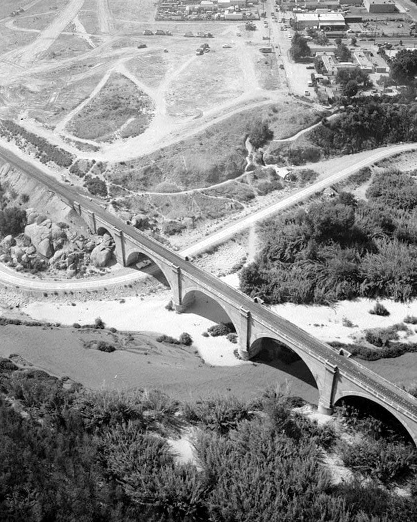 Historic Photo : Union Pacific Railroad Bridge, Spanning Santa Anna River, west of Riverside, Riverside, Riverside County, CA 3 Photograph
