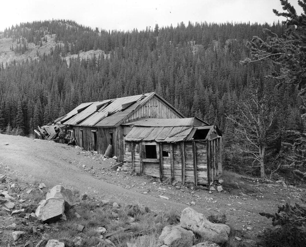 Historic Photo : Mary Murphy Mining Complex, Boarding House, Iron City (historical), Chaffee County, CO 2 Photograph