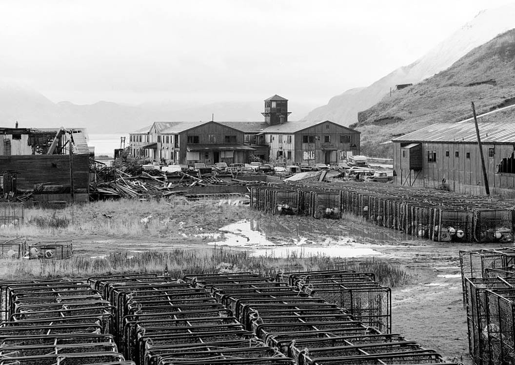 Historic Photo : Naval Operating Base Dutch Harbor & Fort Mears, Administration Building, Unalaska, Aleutian Islands, AK 1 Photograph
