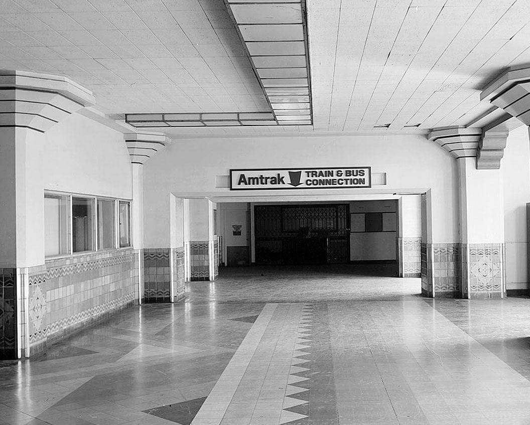 Historic Photo : Los Angeles Union Passenger Terminal, Tracks & Shed, 800 North Alameda Street, Los Angeles, Los Angeles County, CA 18 Photograph