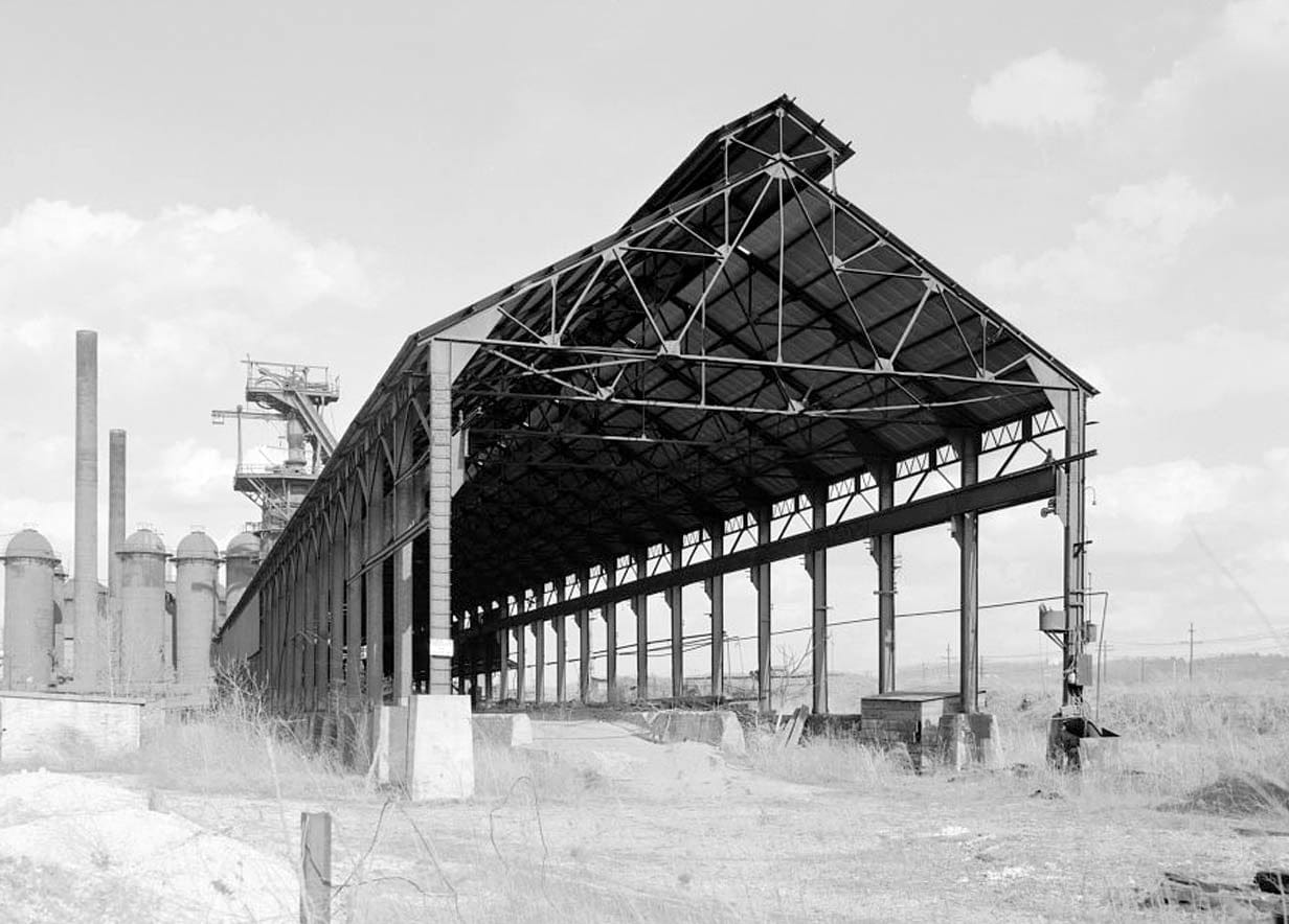Historic Photo : Sloss-Sheffield Steel & Iron, First Avenue North Viaduct at Thirty-second Street, Birmingham, Jefferson County, AL 7 Photograph