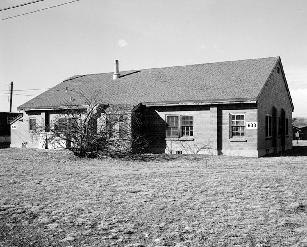 Historic Photo : Rocky Mountain Arsenal, General Instruction Building, 710 feet North of Sixth Avenue; 90 feet West of B Street, Commerce City, Adams County, CO 1 Photograph