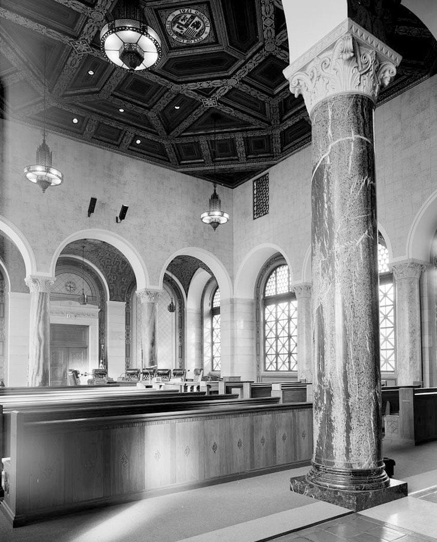 Historic Photo : Los Angeles City Hall, 200 North Spring Street, Los Angeles, Los Angeles County, CA 75 Photograph