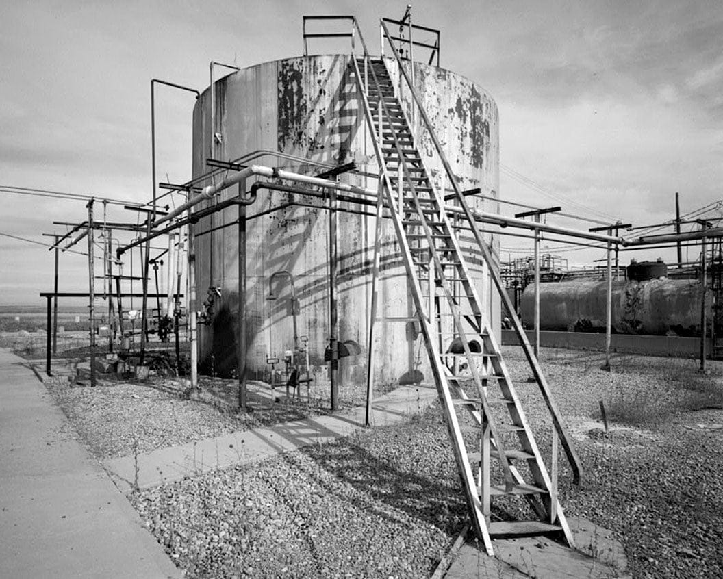 Historic Photo : Rocky Mountain Arsenal, Storage Tank, December Seventh Avenue & D Street, Commerce City, Adams County, CO 1 Photograph