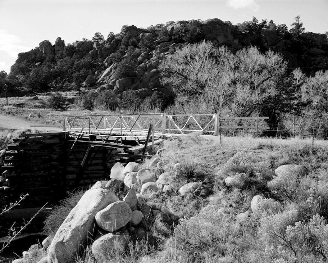 Historic Photo : Four Mile Bridge, Spanning Arkansas River, Buena Vista, Chaffee County, CO 1 Photograph