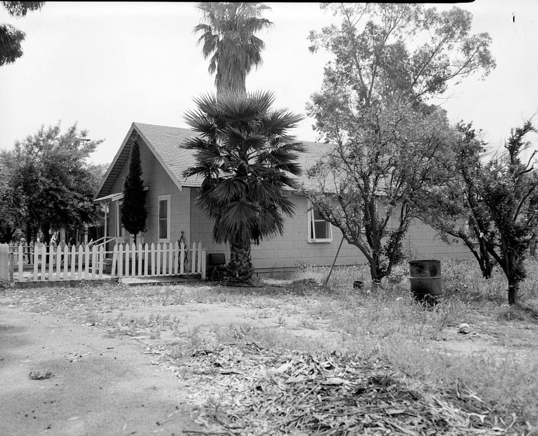 Historic Photo : Irvine Ranch Agricultural Headquarters, Carillo Tenant House, Southwest of Intersection of San Diego & Santa Ana Freeways, Irvine, Orange County, CA 1 Photograph