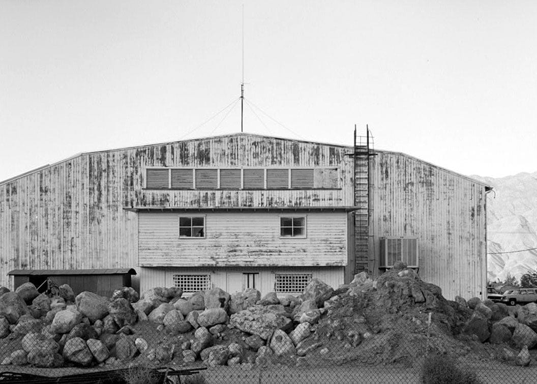 Historic Photo : Manzanar War Relocation Center, Auditorium, Independence, Inyo County, CA 1 Photograph