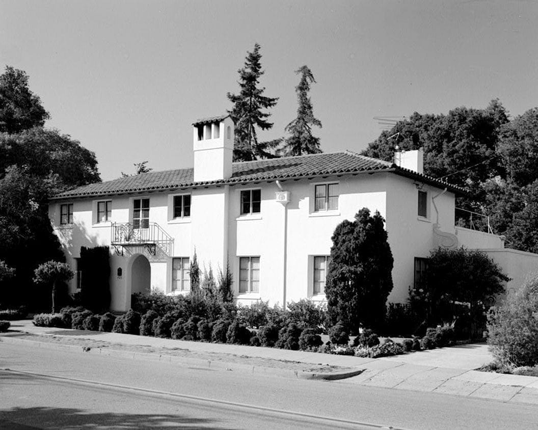 Historic Photo : John G. Kennedy House, 423 Chaucer Street, Palo Alto, Santa Clara County, CA 2 Photograph