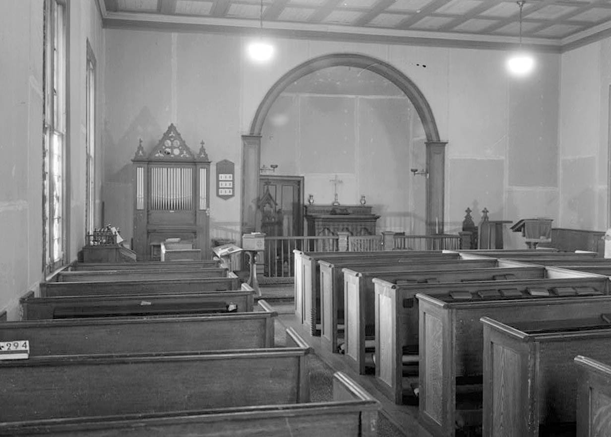Historic Photo : St. James' Episcopal Church, Spring & Monroe Streets, Livingston, Sumter County, AL 1 Photograph
