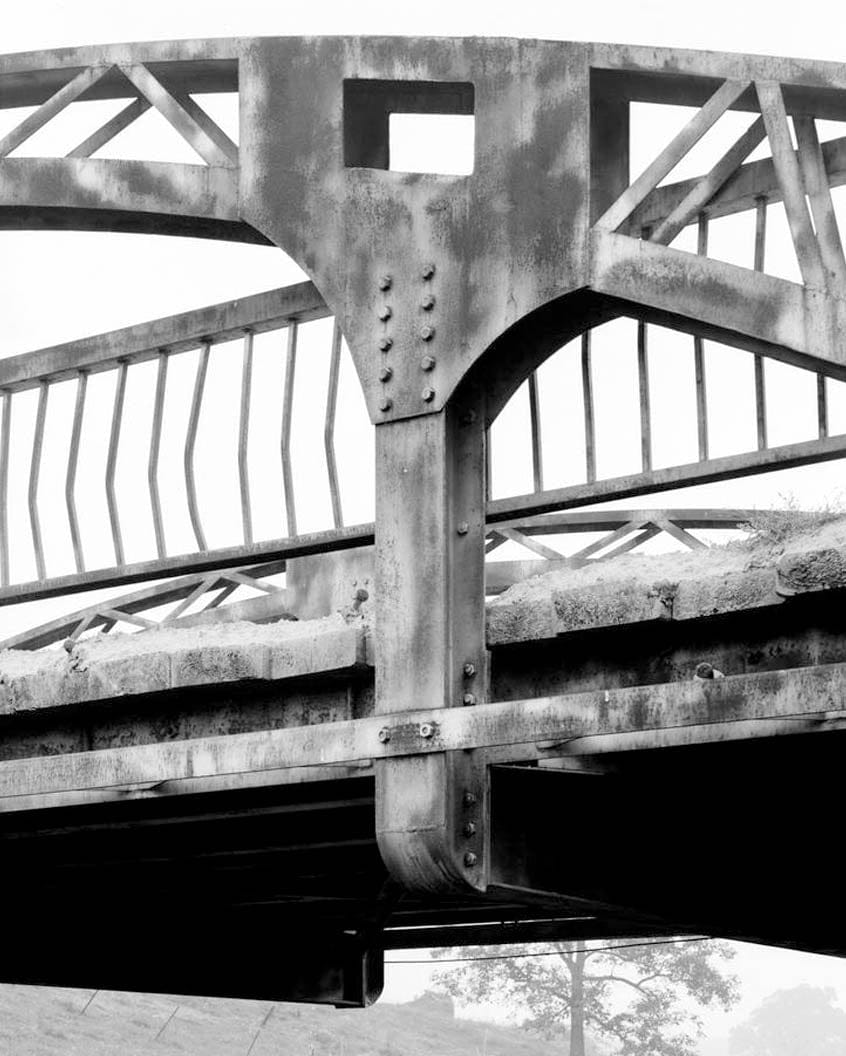 Historic Photo : Cottonville Bridge, County Road D-61 at Farmer's Creek, Maquoketa, Jackson County, IA 8 Photograph