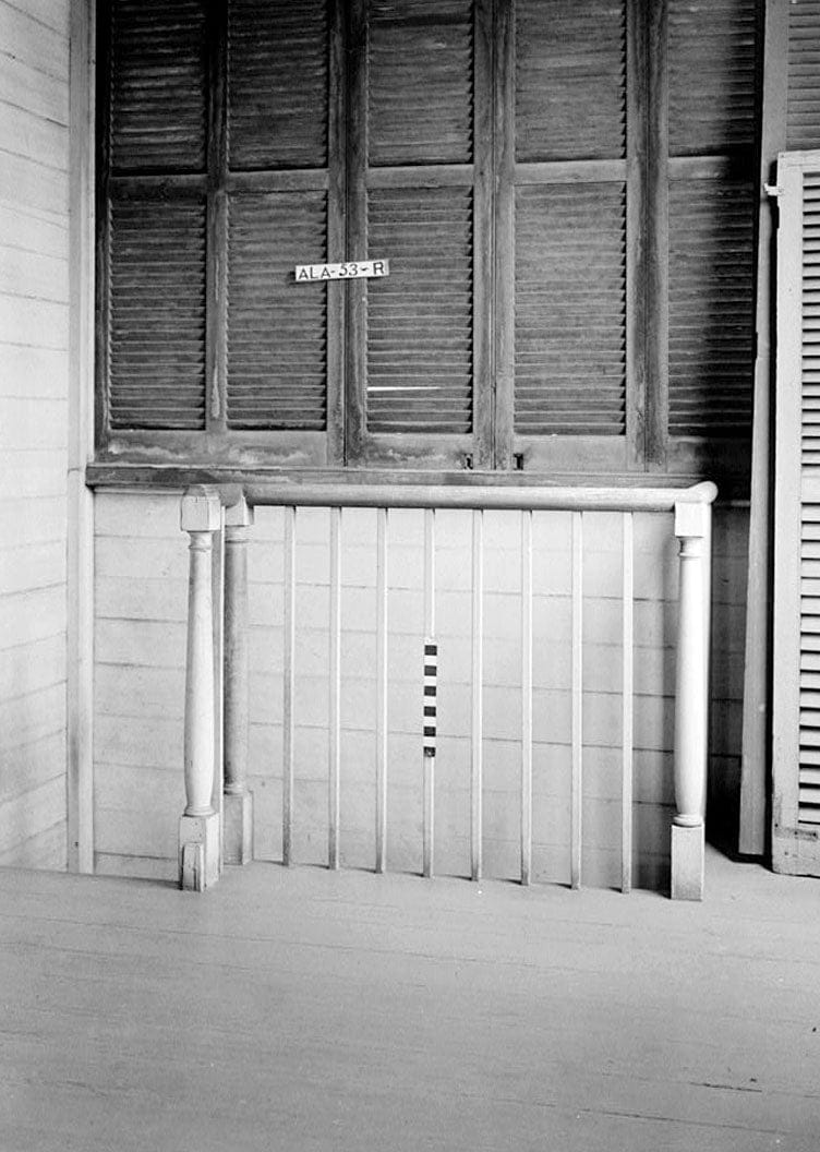 Historic Photo : Audley H. Gazzam House & Servants' Quarters, 1255 Government Street, Mobile, Mobile County, AL 7 Photograph