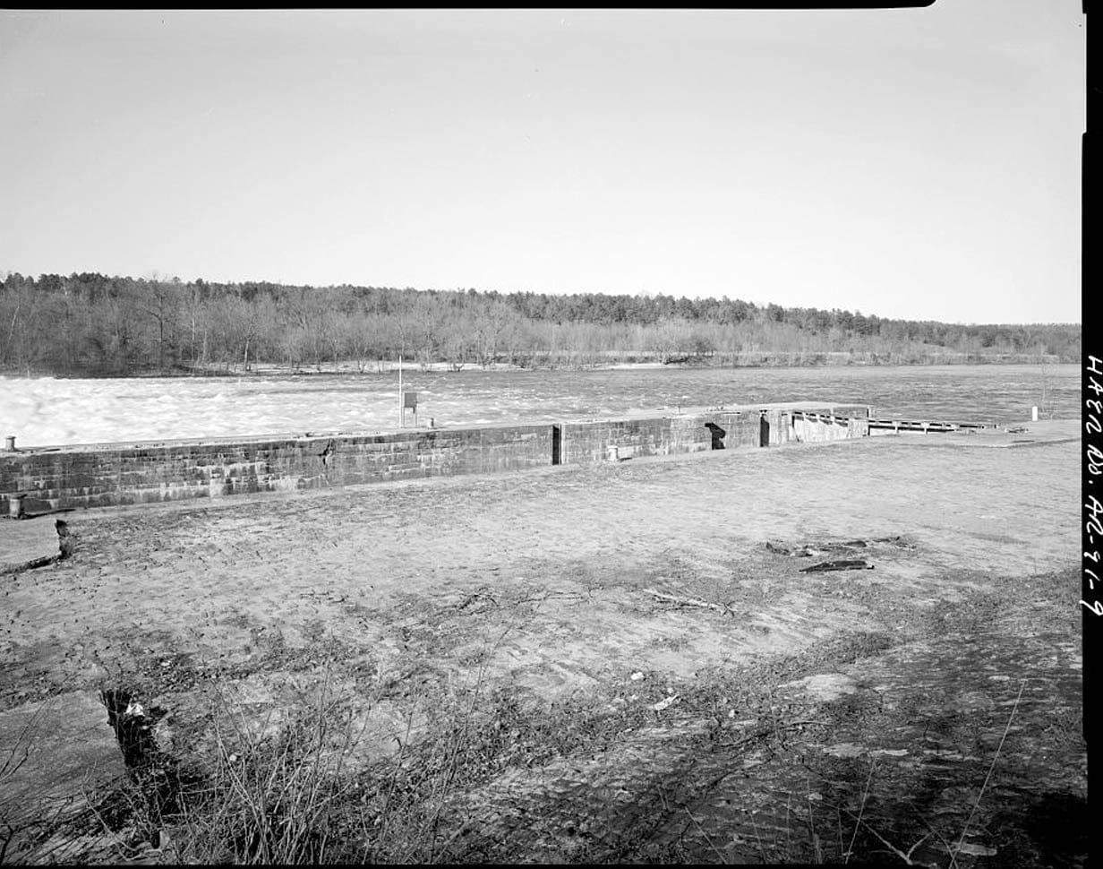 Historic Photo : Upper White River Lock & Dam Nos. 1, 2, & 3, Spanning White River, Batesville, Independence County, AR 3 Photograph