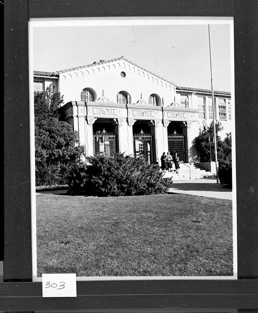 Historic Photo : San Bernardino Valley College, Classics Building, 701 South Mount Vernon Avenue, San Bernardino, San Bernardino County, CA 8 Photograph