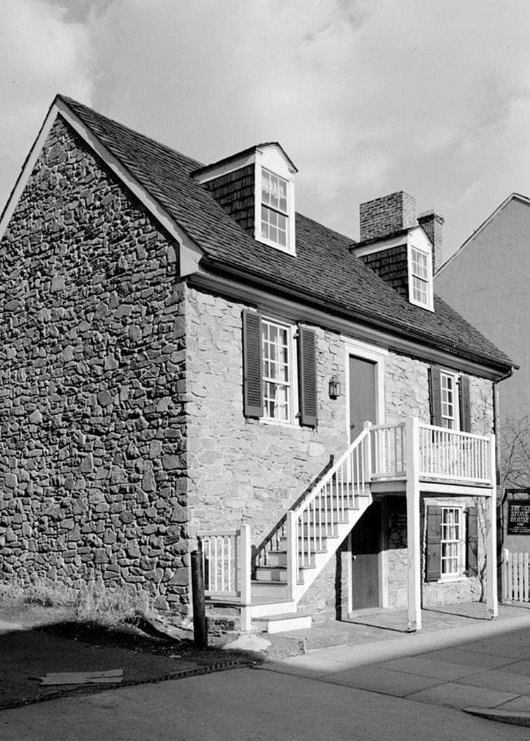 Historic Photo : Old Stone House, 3051 M Street Northwest, Washington, District of Columbia, DC 2 Photograph