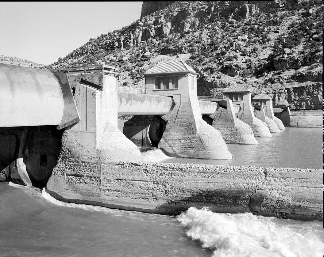 Historic Photo : Grand Valley Diversion Dam, Half a mile north of intersection of I-70 & Colorado State Route 65, Cameo, Mesa County, CO 2 Photograph