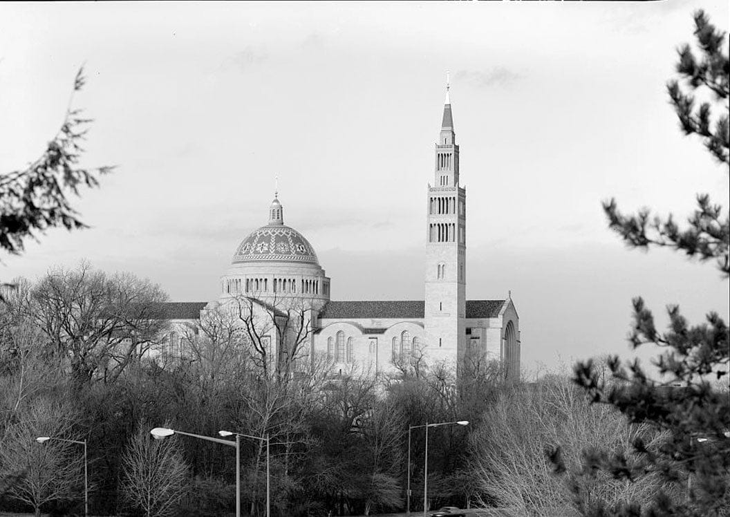Historic Photo : Basilica of the National Shrine of Immaculate Conception, 400 Michigan Avenue N.W., Washington, District of Columbia, DC 1 Photograph