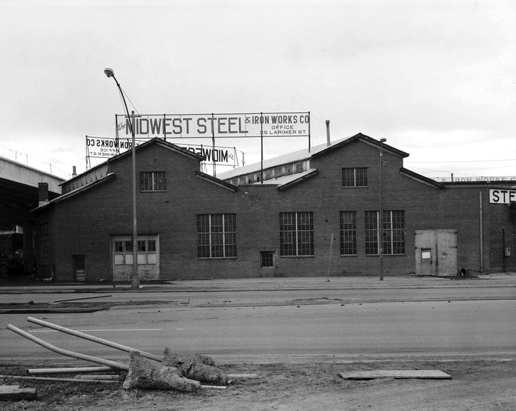 Historic Photo : Midwest Steel & Iron Works Company, 25 Larimer Street, Denver, Denver County, CO 2 Photograph