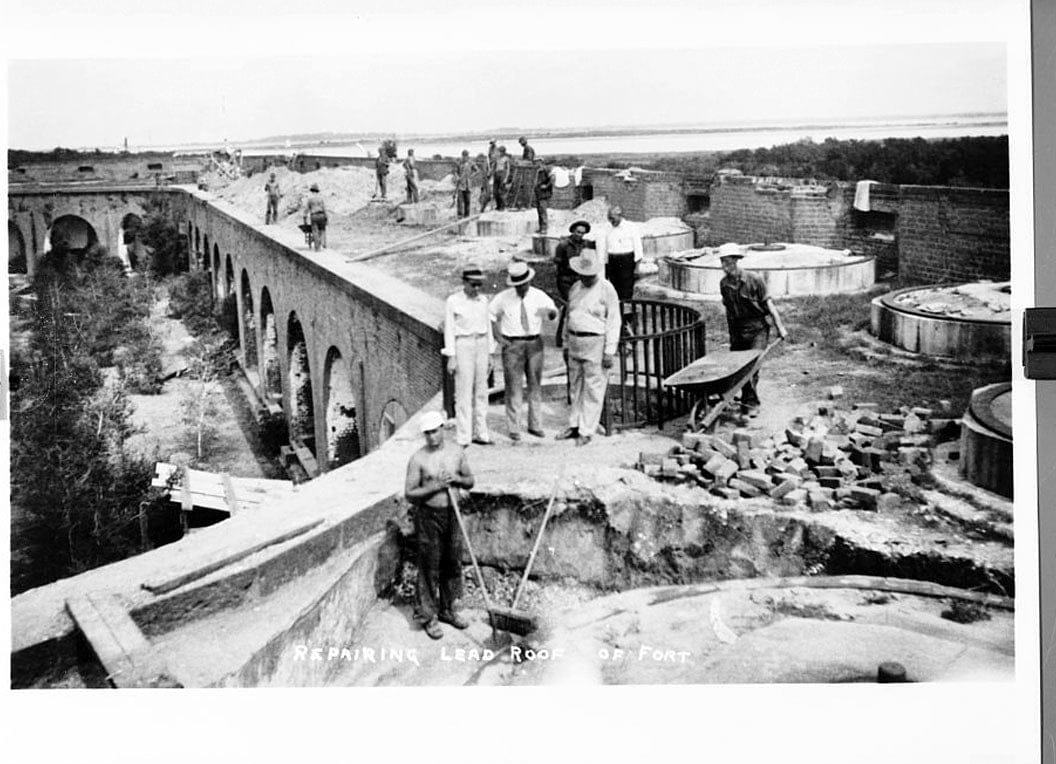 Historic Photo : Fort Pulaski, Cockspur Island, Savannah, Chatham County, GA 23 Photograph
