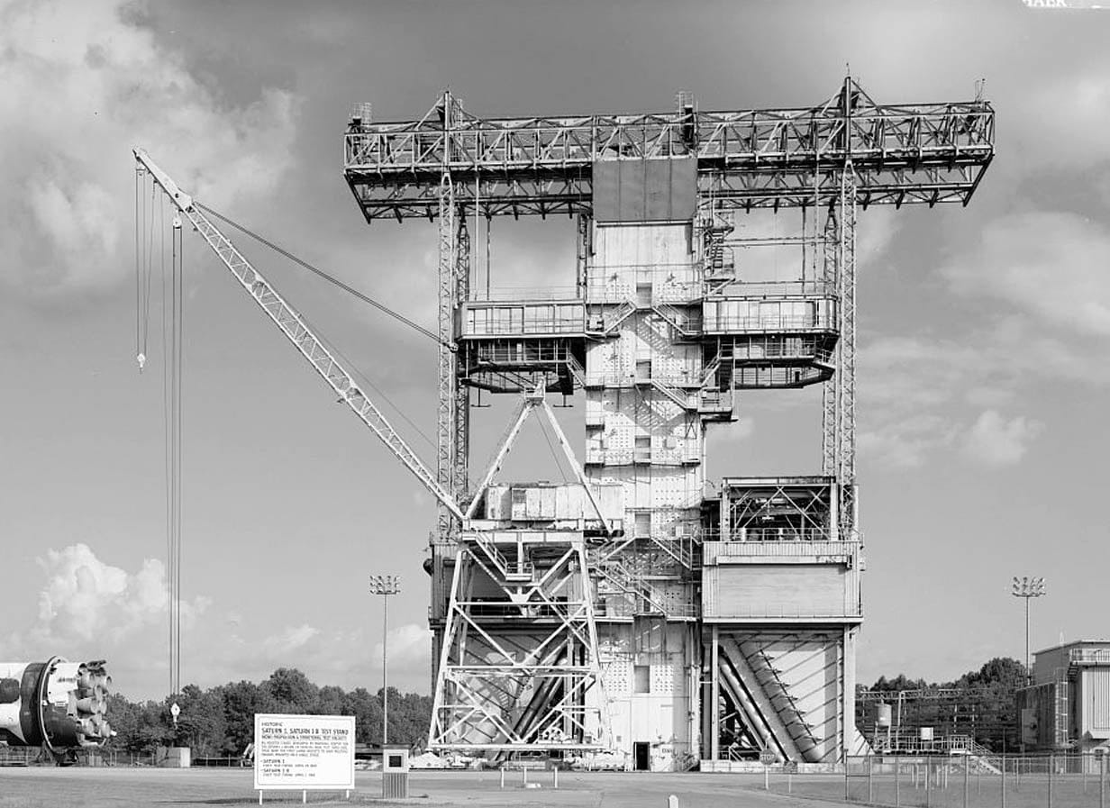Historic Photo : Marshall Space Flight Center, Saturn Propulsion & Structural Test Facility, East Test Area, Huntsville, Madison County, AL 5 Photograph