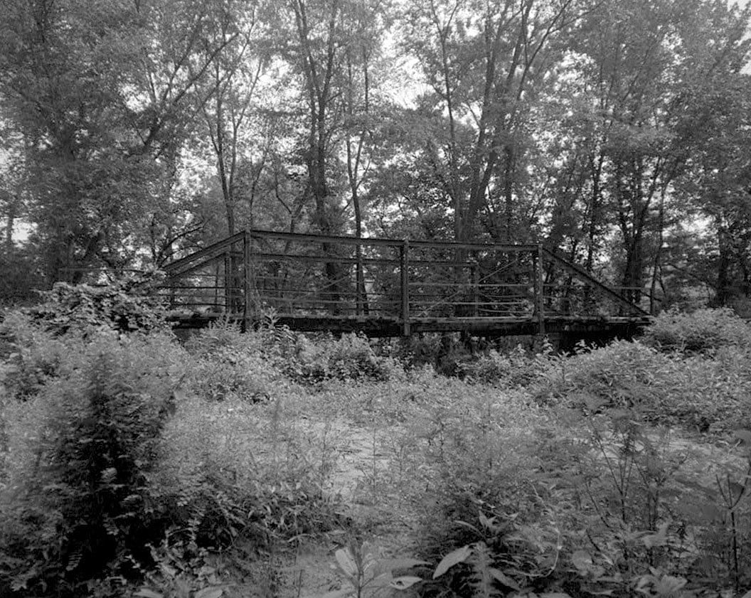 Historic Photo : Butts County Road 230 Bridge, Spanning Indian Creek on County Road 230, Jenkinsburg, Butts County, GA 1 Photograph