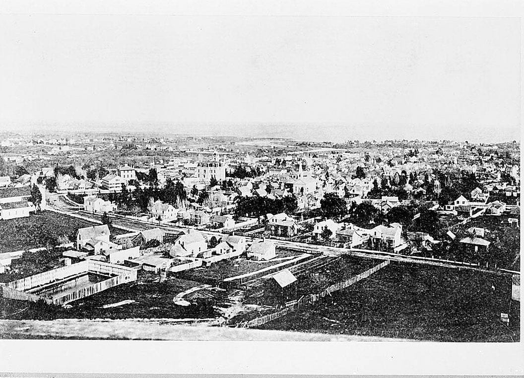 Historic Photo : Town of Santa Cruz, Santa Cruz, Santa Cruz County, CA 2 Photograph