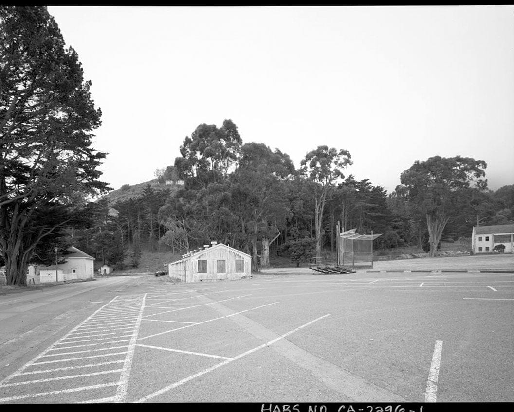 Historic Photo : Mobile Searchlight Storage Building, 691 Center Road, Sausalito, Marin County, CA 2 Photograph