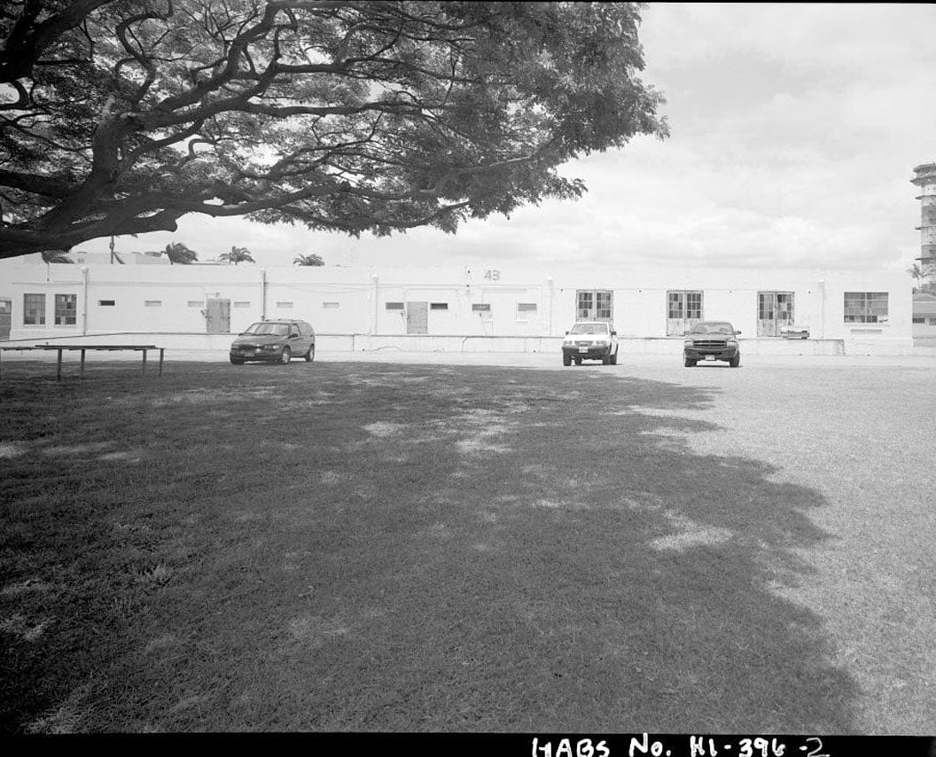 Historic Photo : U.S. Naval Base, Pearl Harbor, Paint & Oil Storehouse, Pokomoke Street and Lexington Boulevard, Pearl City, Honolulu County, HI 1 Photograph