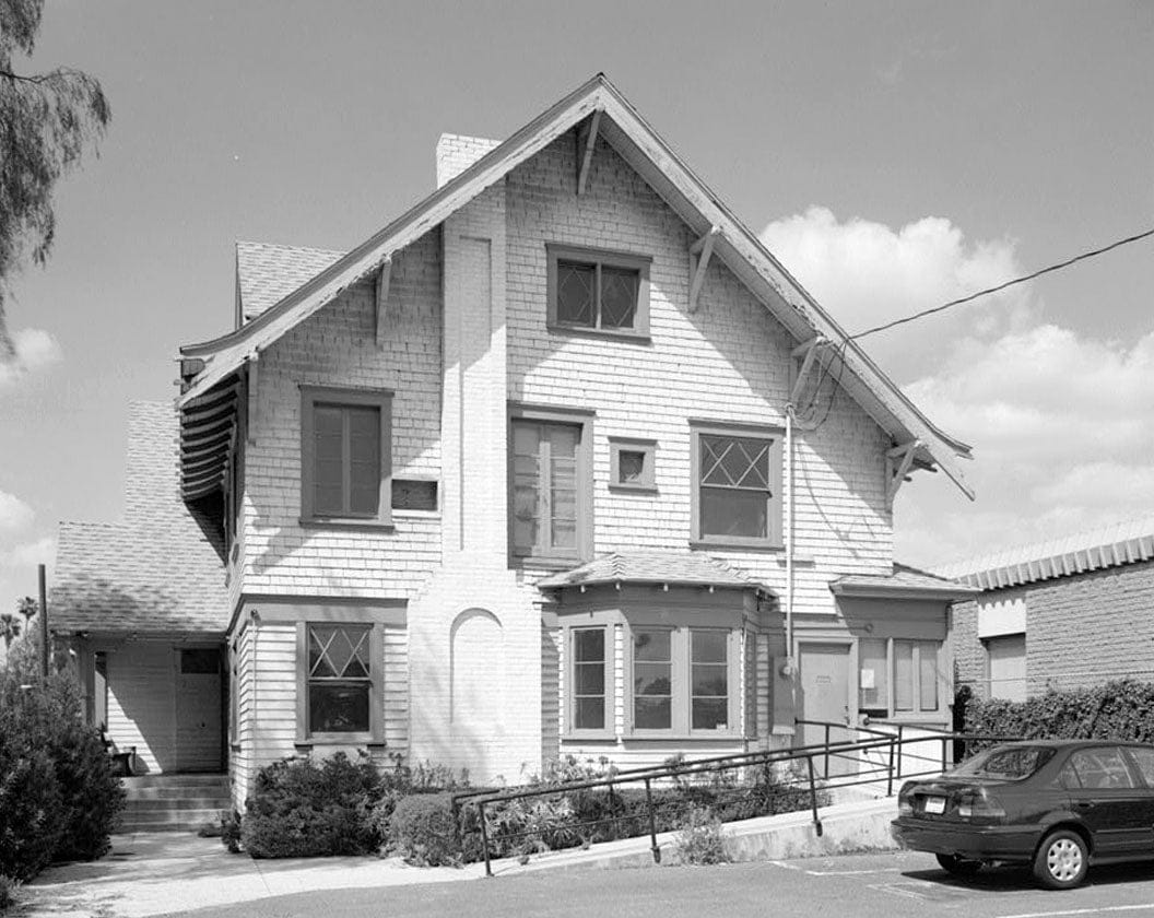 Historic Photo : Benjamin Rockhold House, 4220 Lemon Street, Riverside, Riverside County, CA 1 Photograph
