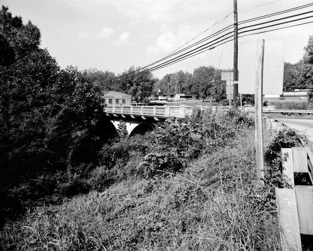Historic Photo : Curry Creek Bridge, Spanning Curry Creek at State Route 15, Jefferson, Jackson County, GA 3 Photograph