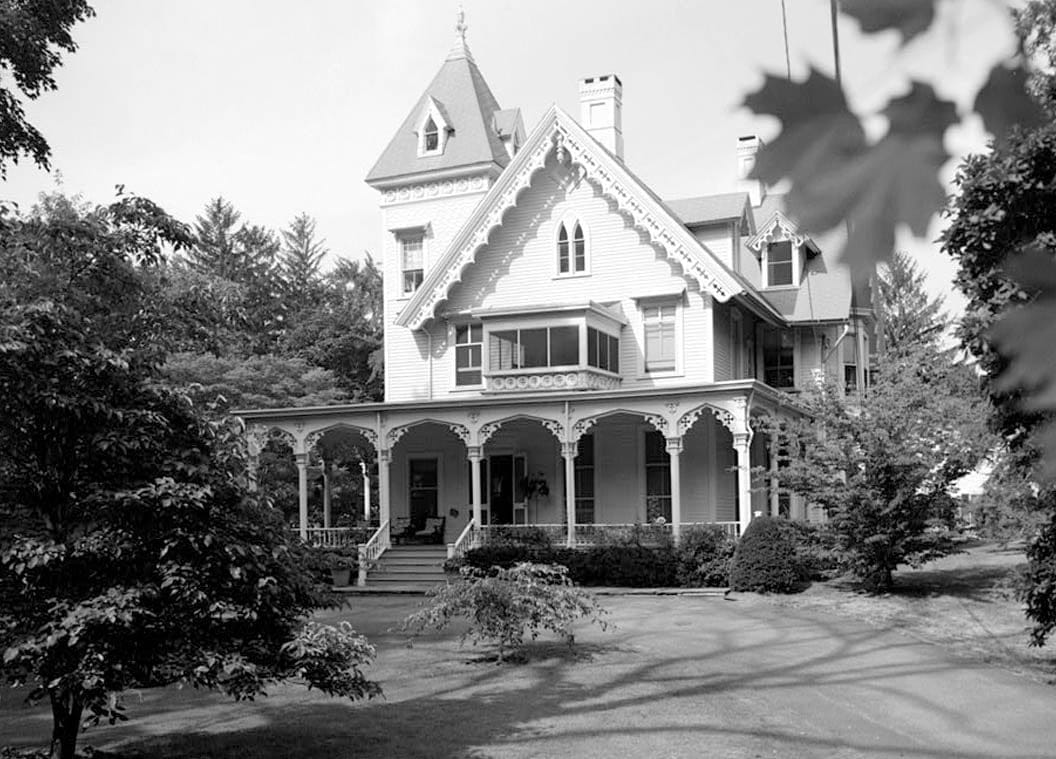 Historic Photo : Moses Bulkley House, 176 Main Street, Southport, Fairfield County, CT 1 Photograph