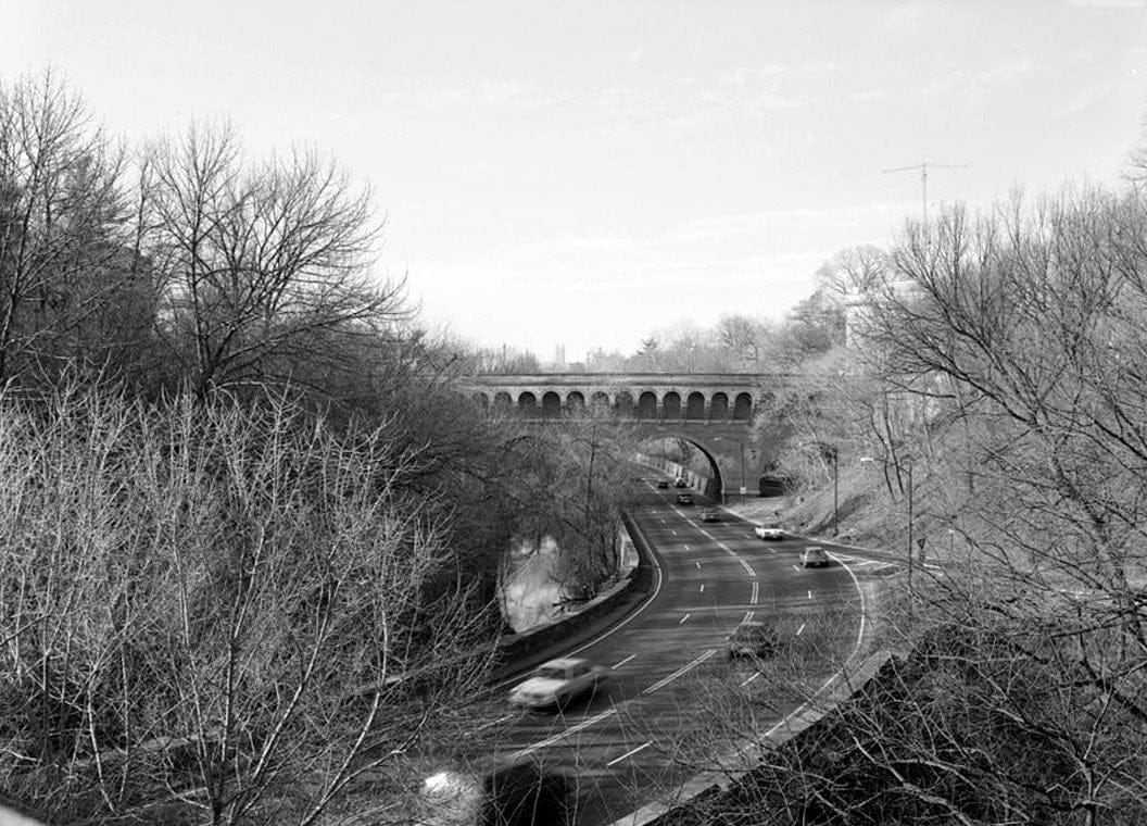 Historic Photo : Q Street Bridge, Spanning Rock Creek & Potomac Parkway, Washington, District of Columbia, DC 4 Photograph