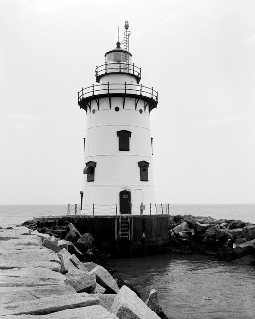 Historic Photo : Saybrook Breakwater Light, South tip of west end of Saybrook Breakwater, Old Saybrook, Middlesex County, CT 2 Photograph