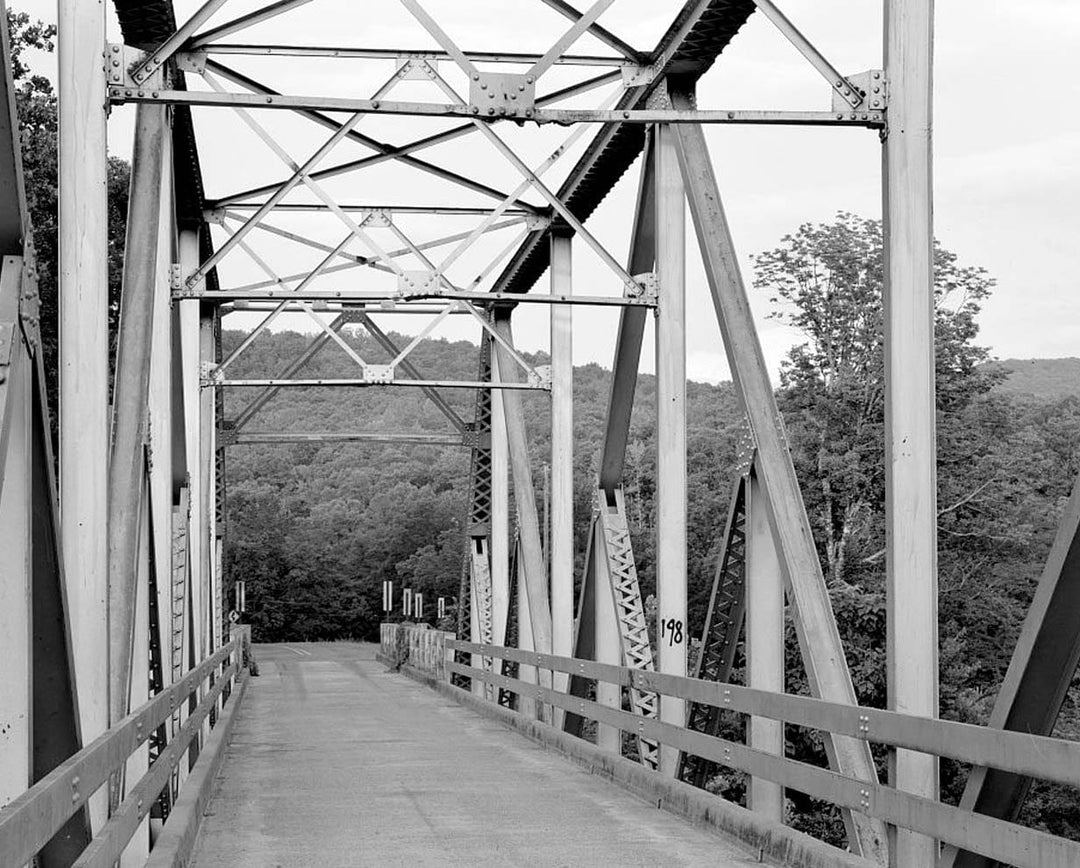Historic Photo : Big Piney Creek Bridge, Spanning Big Piney Creek at State Highway 123, Fort Douglas, Johnson County, AR 1 Photograph