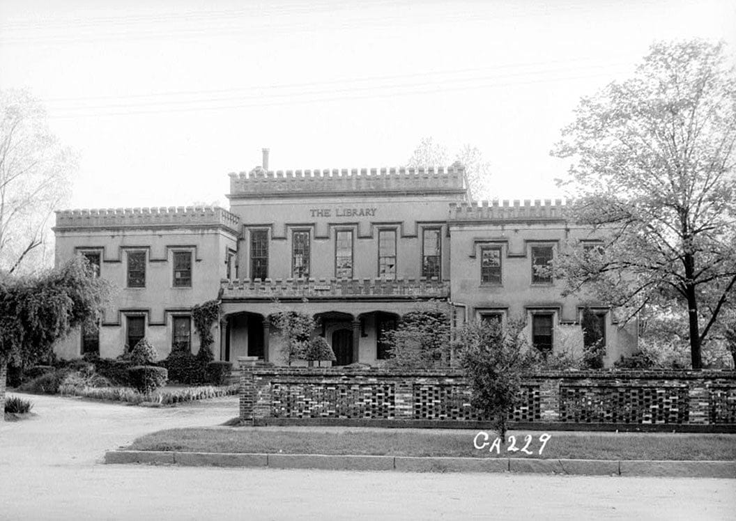 Historic Photo : Old Academy of Richmond County, 540 Telfair Street, Augusta, Richmond County, GA 1 Photograph