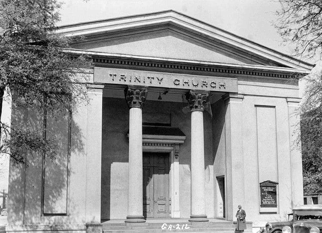 Historic Photo : Trinity Church, Saint James Square, Savannah, Chatham County, GA 1 Photograph