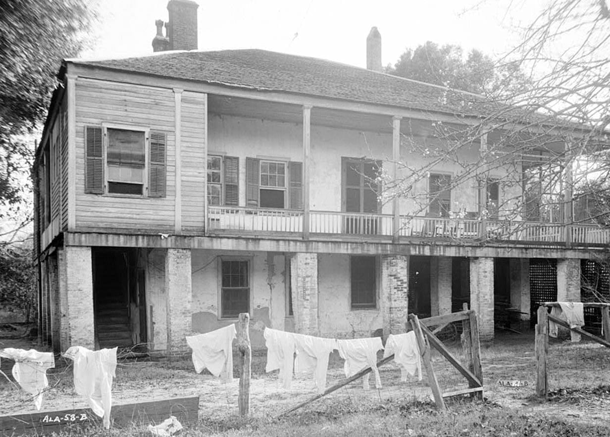 Historic Photo : W.M. Broun House, 320 Avalon Street, Spring Hill, Mobile County, AL 2 Photograph