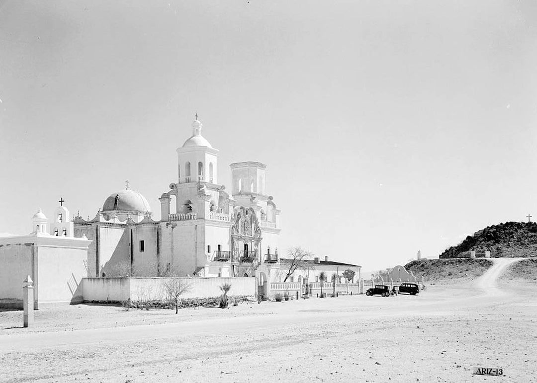 Historic Photo : San Xavier del Bac Mission, Mission Road, Tucson, Pima County, AZ 10 Photograph